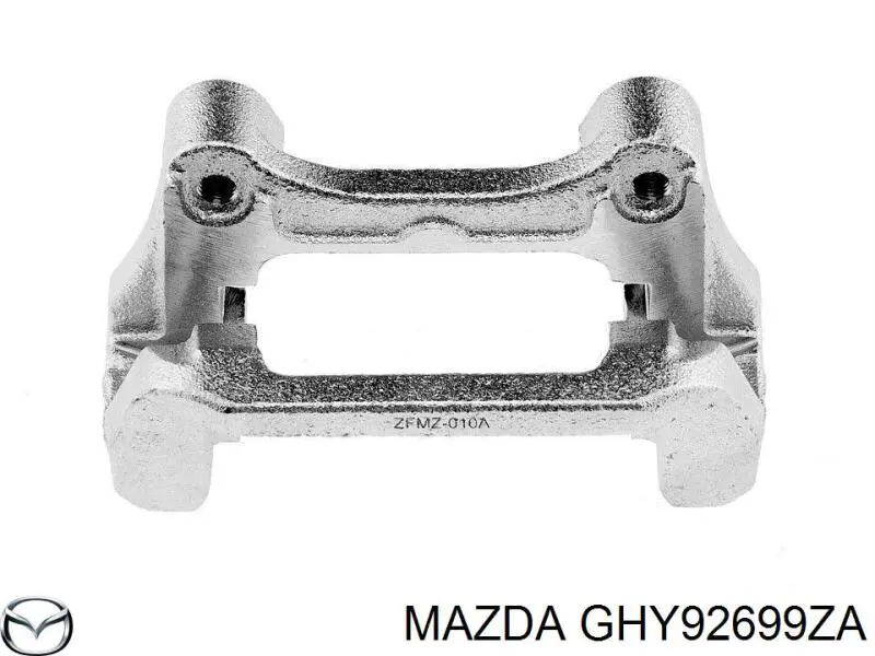Do koszyka GHY92699ZA Mazda Zacisk hamulcowy tylny lewy