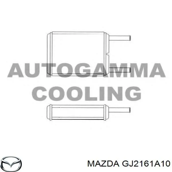 Do koszyka GJ2161A10 Mazda Chłodnica nagrzewnicy (ogrzewacza)