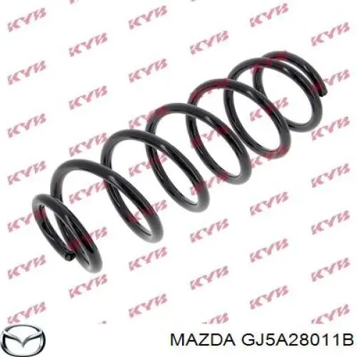 Sprężyna tylna Mazda GJ5A28011B cena, od 34,80 USD