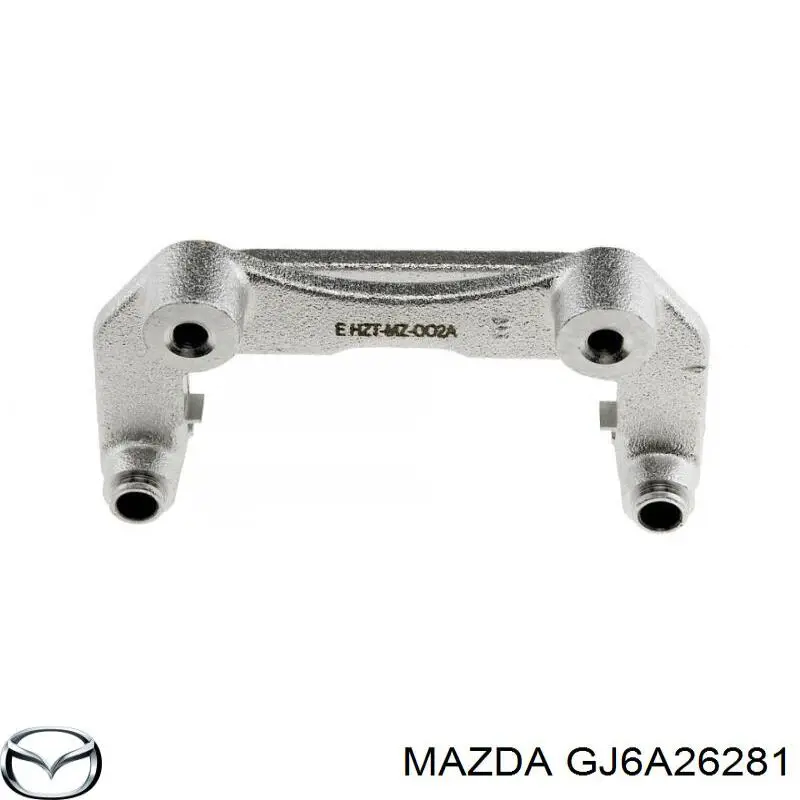 Do koszyka GJ6A26281 Mazda Jarzmo zacisku hamulcowego tylnego