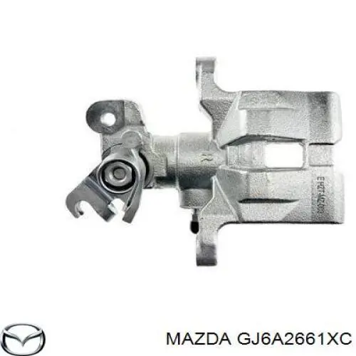 GJ6A2661XC Mazda Zacisk hamulcowy tylny prawy