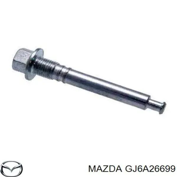 Prowadnica zacisku tylnego górna Mazda GJ6A26699 cena, od 8,09 USD