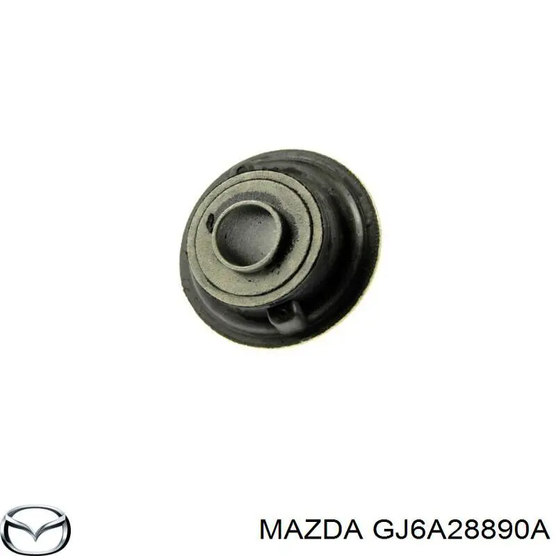 Do koszyka GJ6A28890A Mazda Silentblock tylnej belki