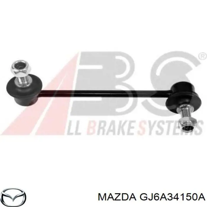 Do koszyka GJ6A34150A Mazda Łącznik stabilizatora przedniego prawy