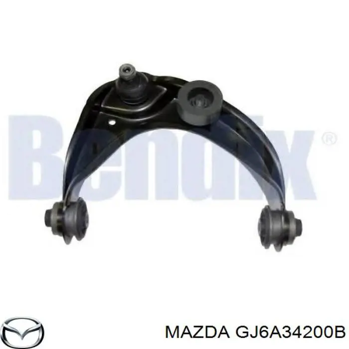 Do koszyka GJ6A34200B Mazda Wahacz zawieszenia przedniego prawy górny