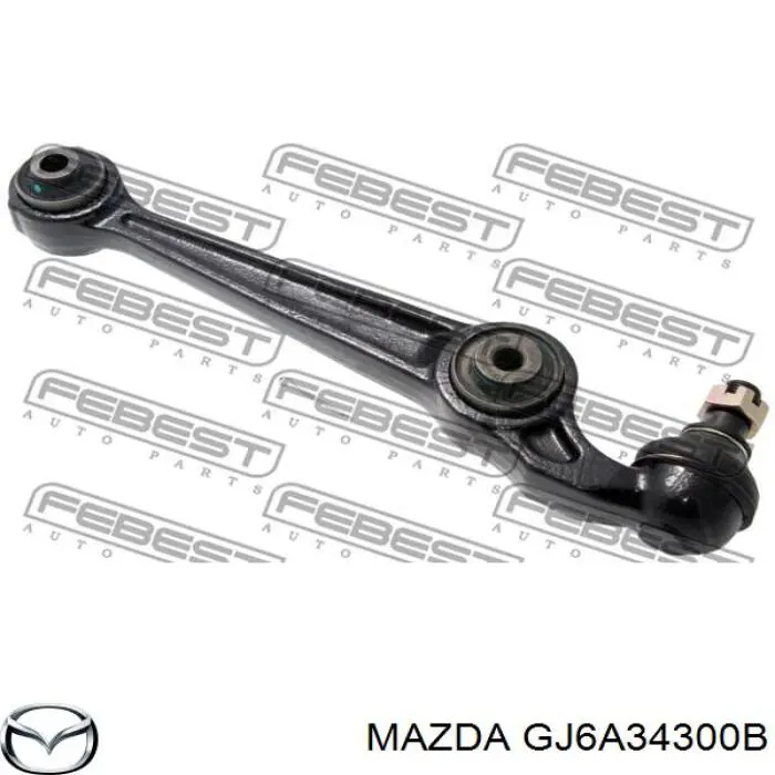 Do koszyka GJ6A34300B Mazda Wahacz zawieszenia przedniego dolny lewy/prawy