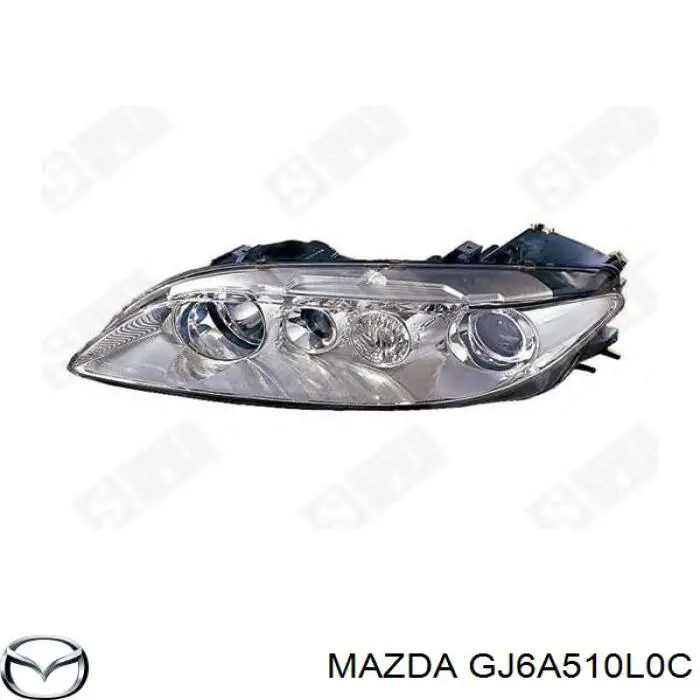 Reflektor lewy Mazda GJ6A510L0C cena, od 100,45 USD