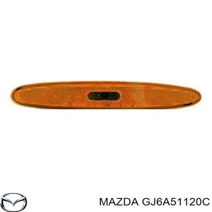 Powtarzacz kierunkowskazu na błotniku Mazda GJ6A51120C cena, od 19,06 USD