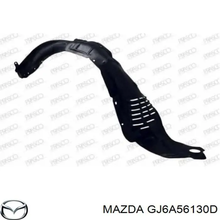 Nadkole błotnika przedniego prawe Mazda GJ6A56130D cena, od 20,04 USD