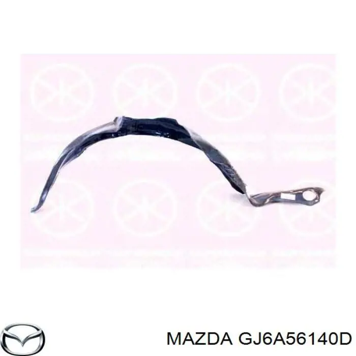 Nadkole błotnika przedniego lewe Mazda GJ6A56140D cena, od 20,04 USD