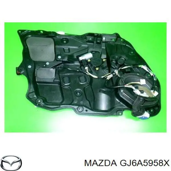 Silniczek podnośnika szyby drzwi przednich lewych Mazda GJ6A5958XD cena, od 48,75 USD
