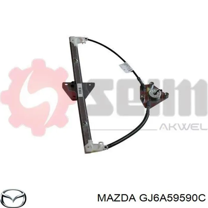 Do koszyka 301163 Miraglio Mechanizm podnoszenia szyby drzwi przednich lewych