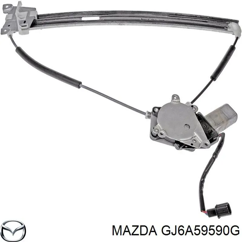 Do koszyka GJ6A59590G Mazda Mechanizm podnoszenia szyby drzwi przednich lewych