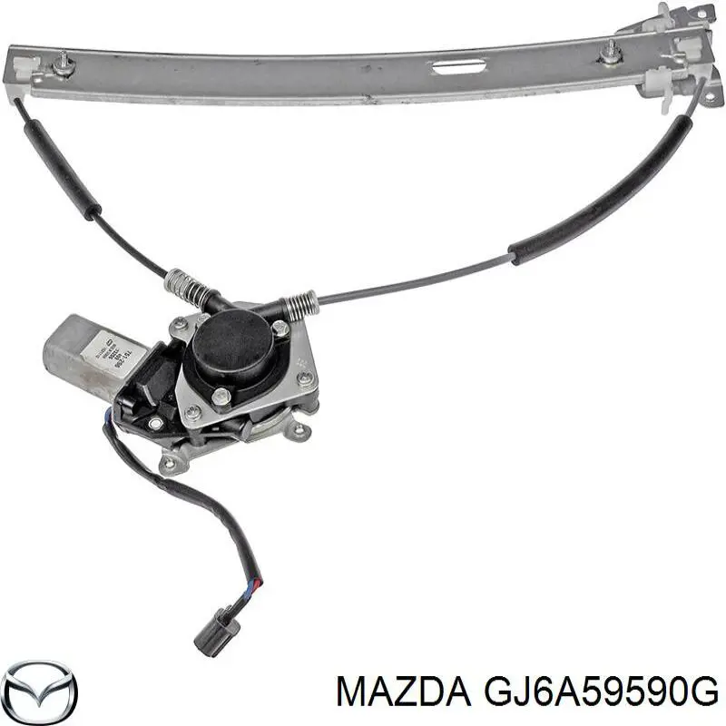 Do koszyka GJ6A59590G Mazda Mechanizm podnoszenia szyby drzwi przednich lewych