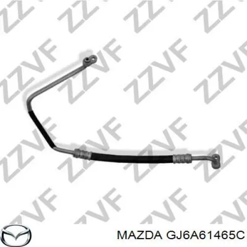 GJ6A61465B Mazda Przewód klimatyzacji, od chłodnicy do parownika