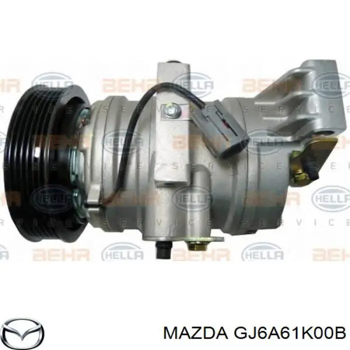 Sprężarka klimatyzacji Mazda GJ6A61K00B cena, od 199,91 USD