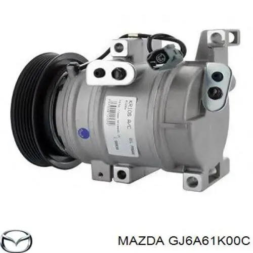 Sprężarka klimatyzacji Mazda GJ6A61K00C cena, od 296,61 USD