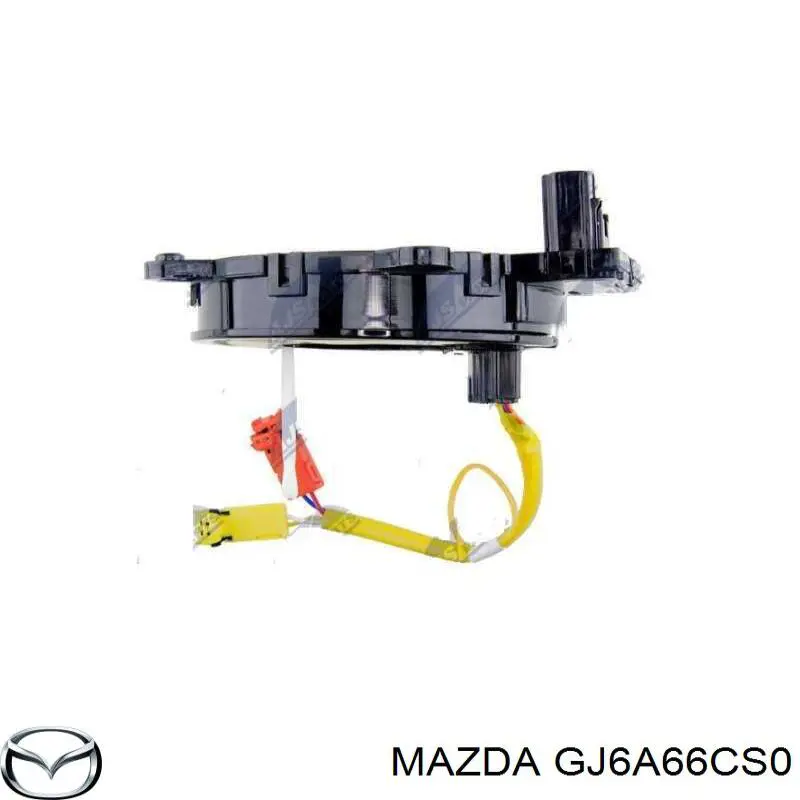 Pierścień kontaktowy AIRBAG, taśma kierownicy Mazda GJ6A66CS0 cena, od 45,97 USD