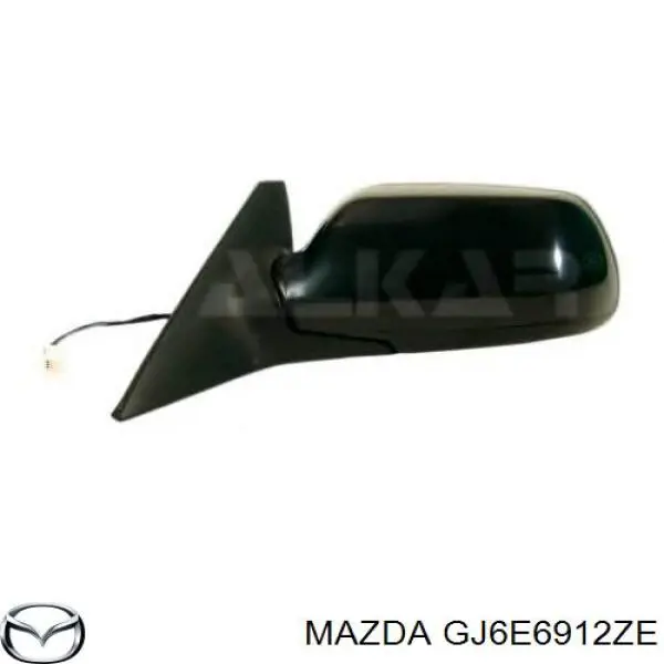 Lusterko wsteczne prawe Mazda GJ6E6912ZE cena, od 64,70 USD
