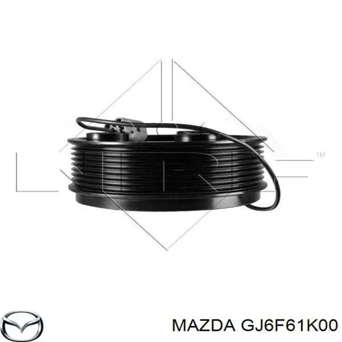 Do koszyka GJ6F61K00 Mazda Sprężarka klimatyzacji