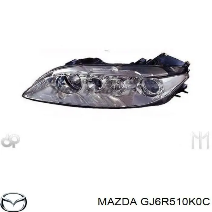 GJ6R510K0C Mazda Reflektor prawy