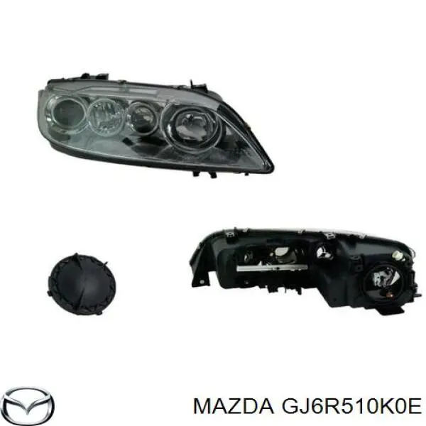 Reflektor prawy Mazda GJ6R510K0E cena, od 248,65 USD