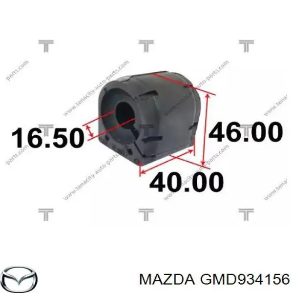 GMD934156 Mazda Tuleja stabilizatora przedniego