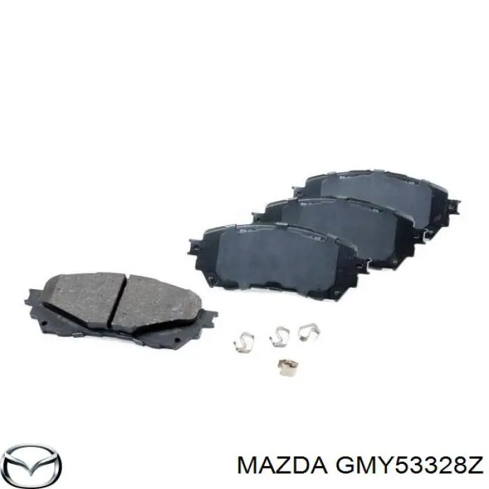 Do koszyka GMY53328Z Mazda Klocki hamulcowe przednie tarczowe