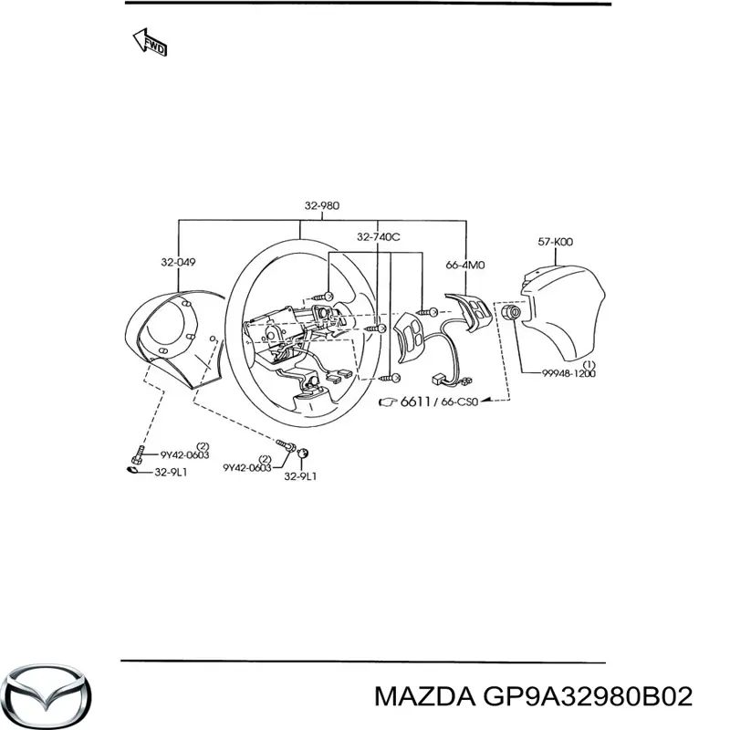 Kierownica do Mazda 6  GY