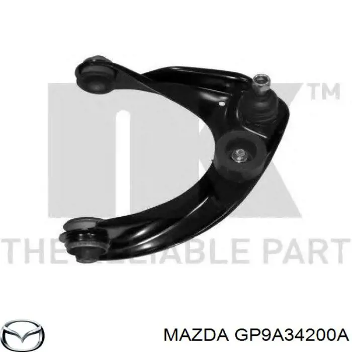 Wahacz zawieszenia przedniego prawy górny Mazda GP9A34200A cena, od 18,16 USD