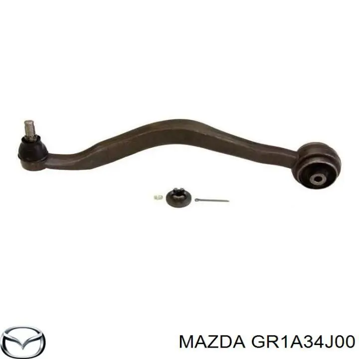 Do koszyka GR1A34J00 Mazda Wahacz zawieszenia przedniego dolny prawy