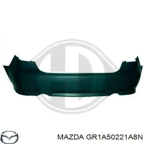 Zderzak tylny Mazda GR1A50221A8N cena, od 33,75 USD