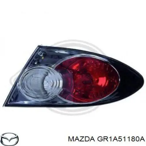 Do koszyka GR1A51180A Mazda Lampa zespolona tylna lewa zewnętrzna