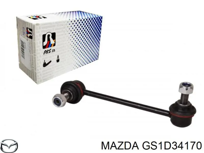 Łącznik stabilizatora przedniego lewy Mazda GS1D34170 cena, od 15,53 USD