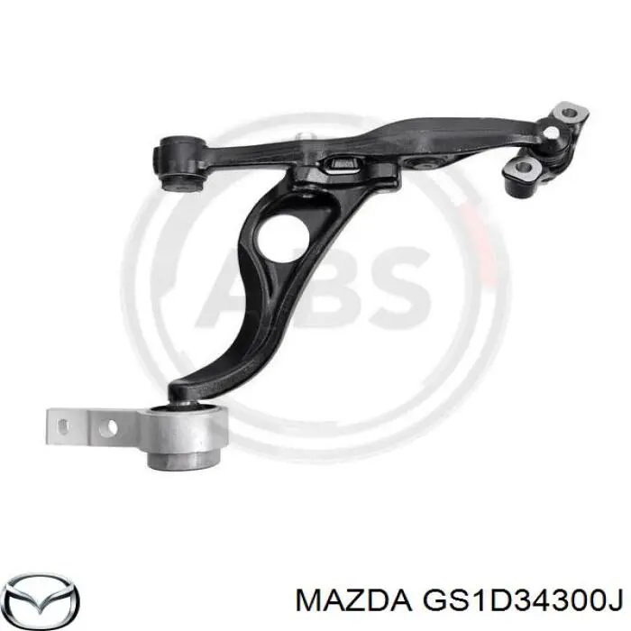 GS1D34300J Mazda Wahacz zawieszenia przedniego dolny prawy