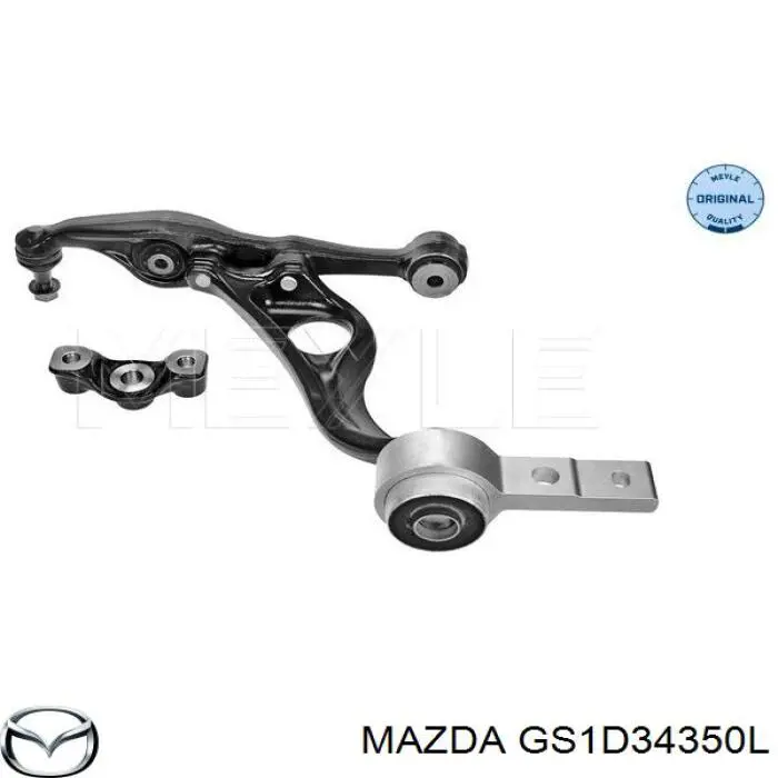Wahacz zawieszenia przedniego dolny lewy Mazda GS1D34350L cena, od 107,28 USD