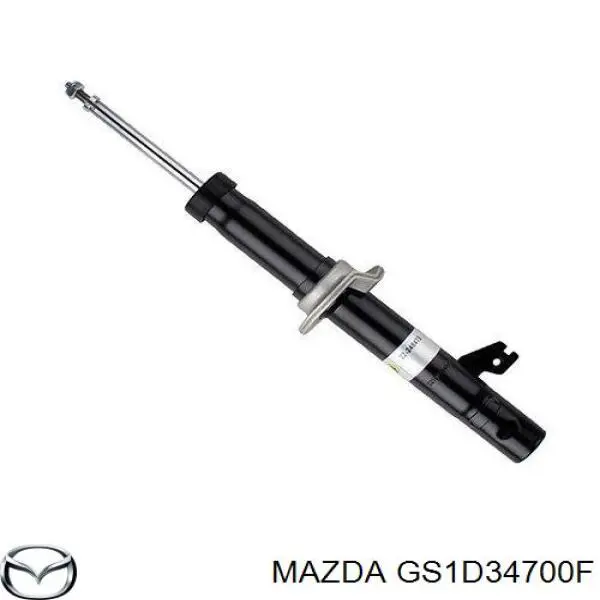 GS1D34700F Mazda Amortyzator przedni prawy