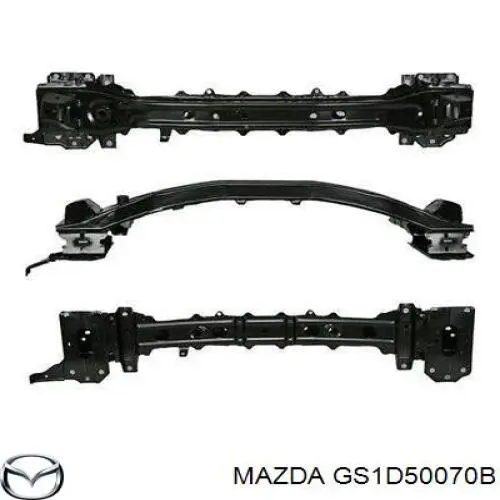 Wzmocnienie zderzaka przedniego Mazda GS1D50070B cena, od 108,96 USD