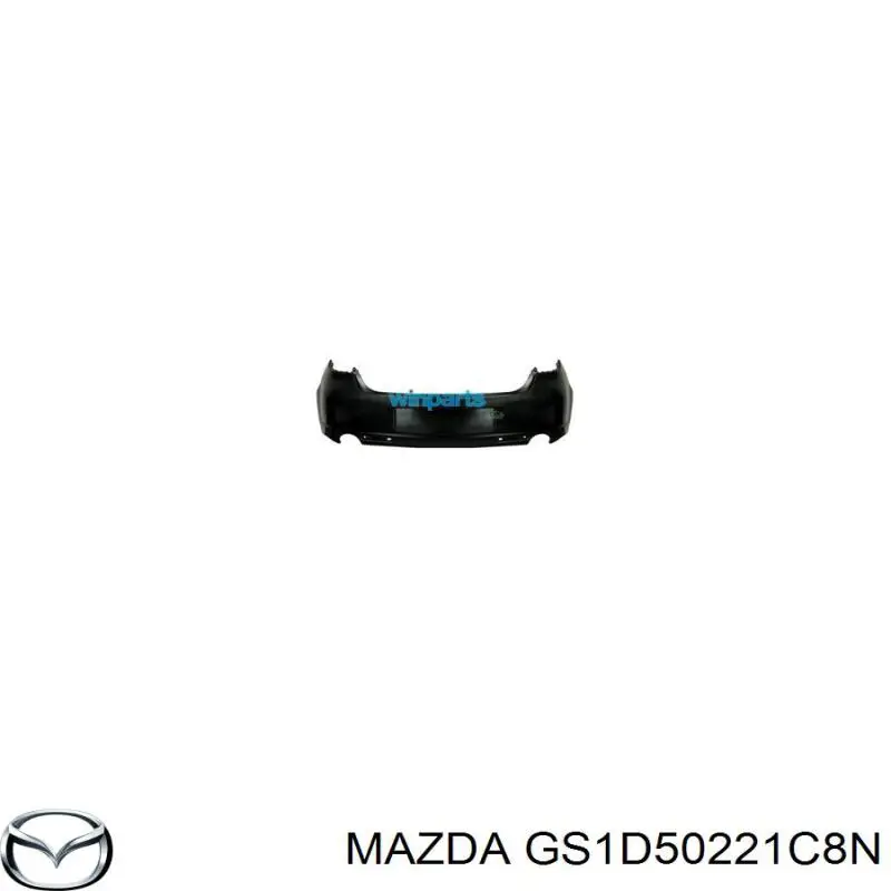 GS1D50221C8N Mazda Zderzak tylny