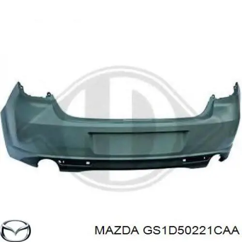 GS1D50221CAA Mazda Zderzak tylny