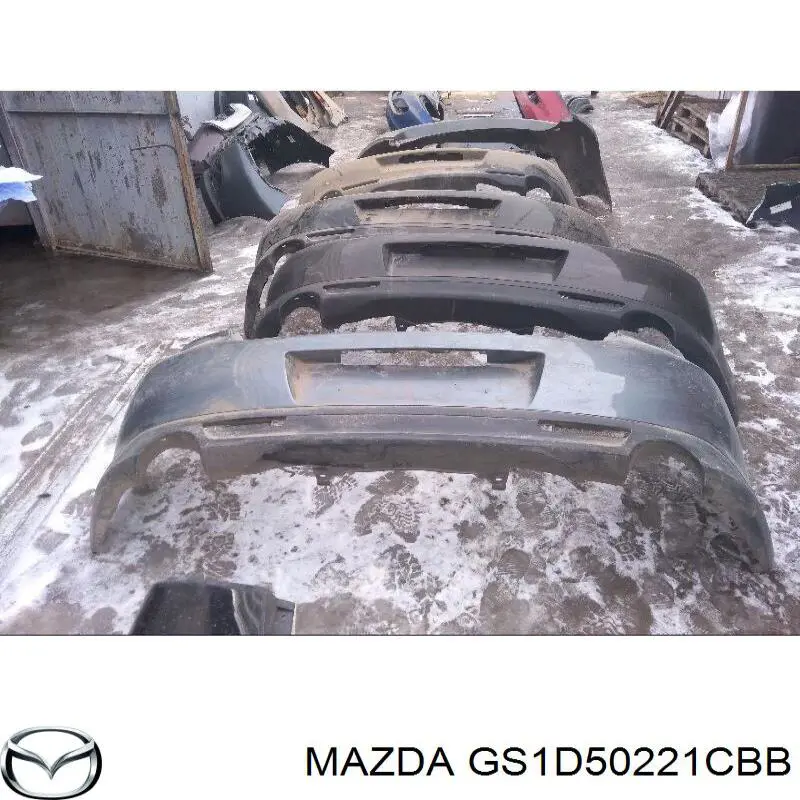 Zderzak tylny Mazda GS1D50221CBB cena, od 63,22 USD