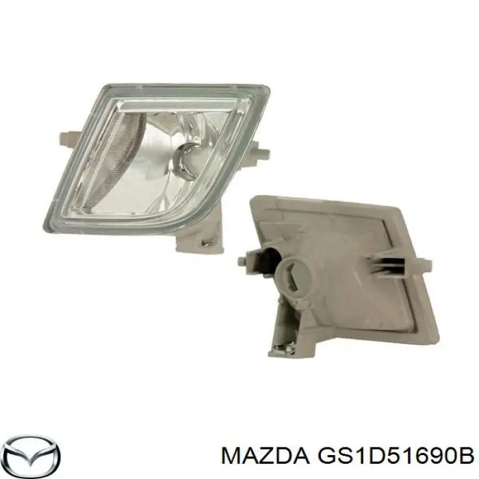 GS1D51690B Mazda Lampa przeciwmgielna lewa