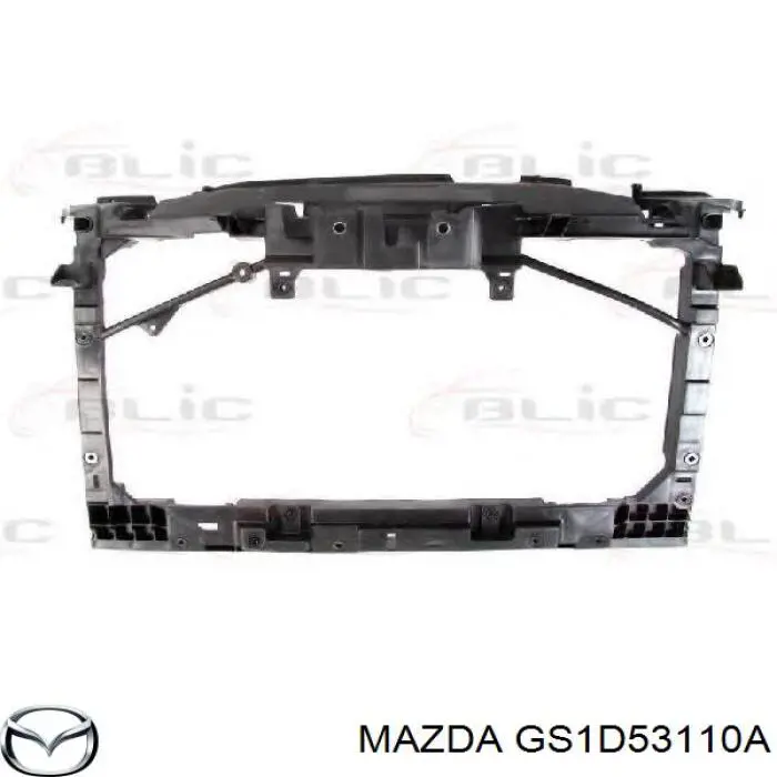 Osłona chłodnicy kompletna (panel mocowania reflektorów) Mazda GS1D53110A cena, od 132,85 USD