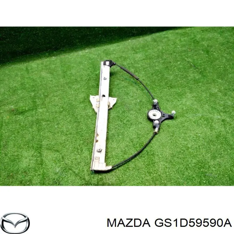 GS1D59590A Mazda Mechanizm podnoszenia szyby drzwi przednich lewych