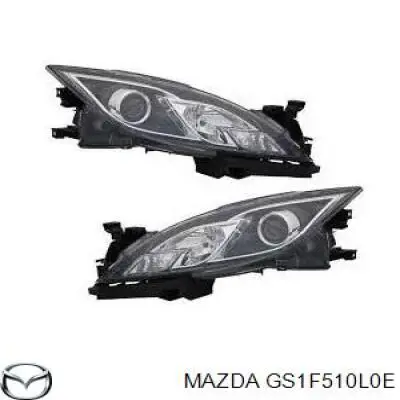 GS1F510L0E Mazda Reflektor lewy