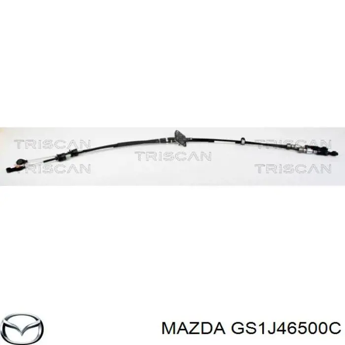 Linka dźwigni zmiany biegów podwójna do Mazda 6  GH