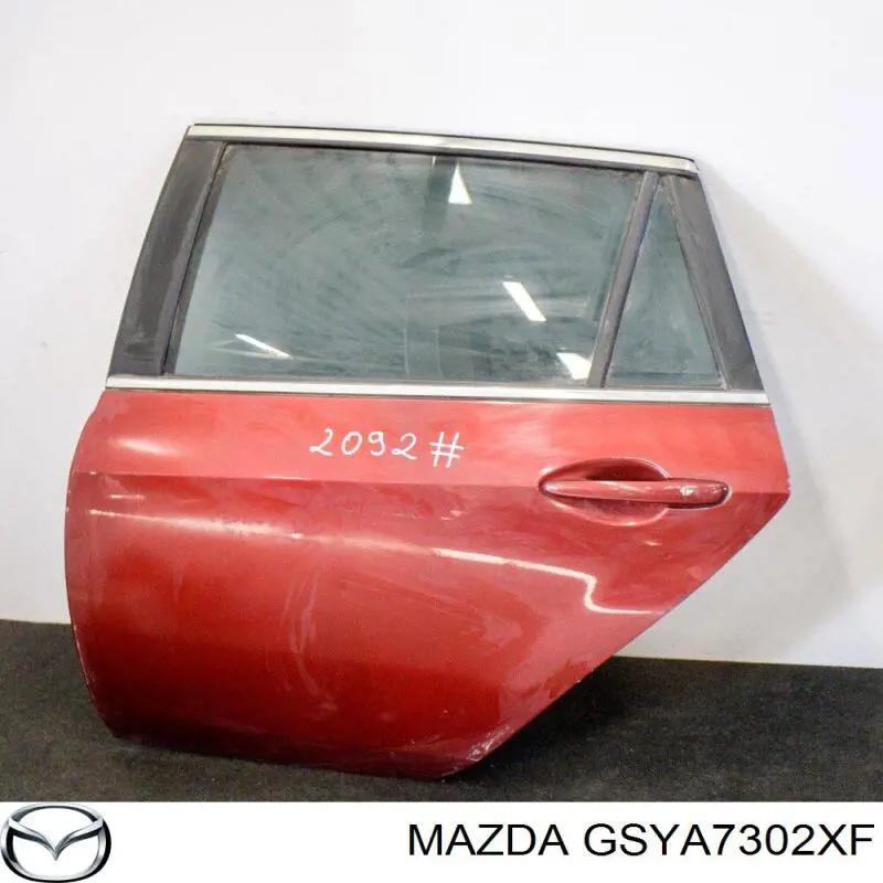 Drzwi tylne lewe do Mazda 6  GH