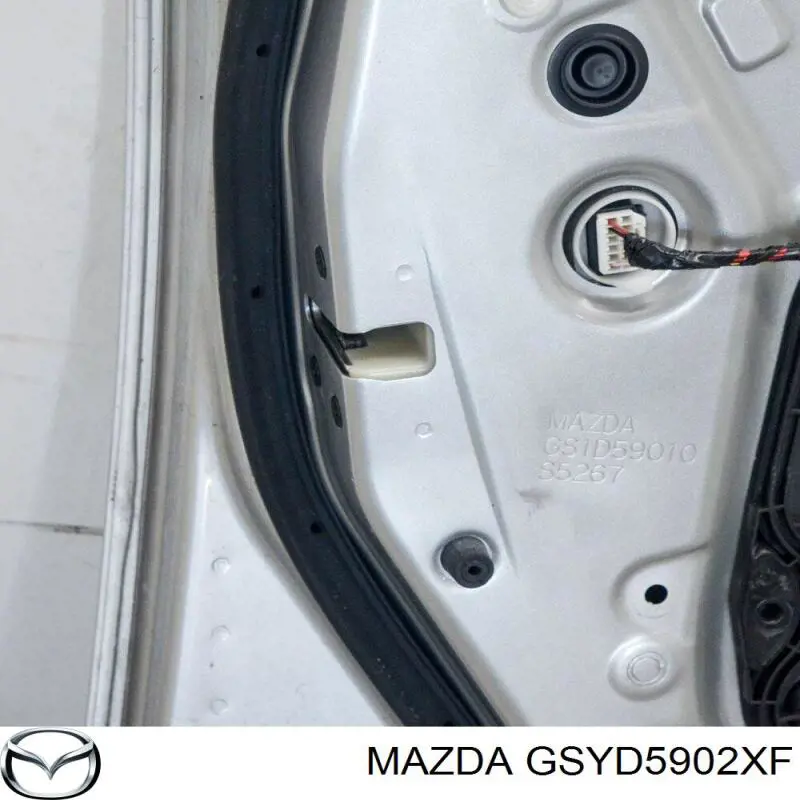 Drzwi przednie lewe Mazda GSYD5902XF cena, od 301,35 USD