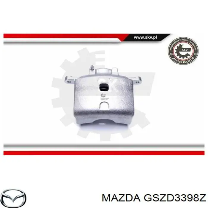 GSZD3398Z Mazda Zacisk hamulcowy przedni prawy