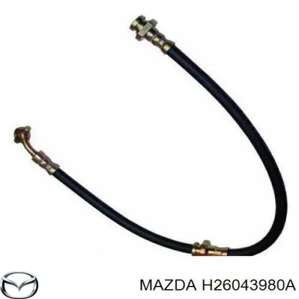 Przewód hamulcowy przedni Mazda H26043980A cena, od 19,37 USD